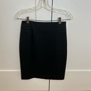 Black pencil skirt